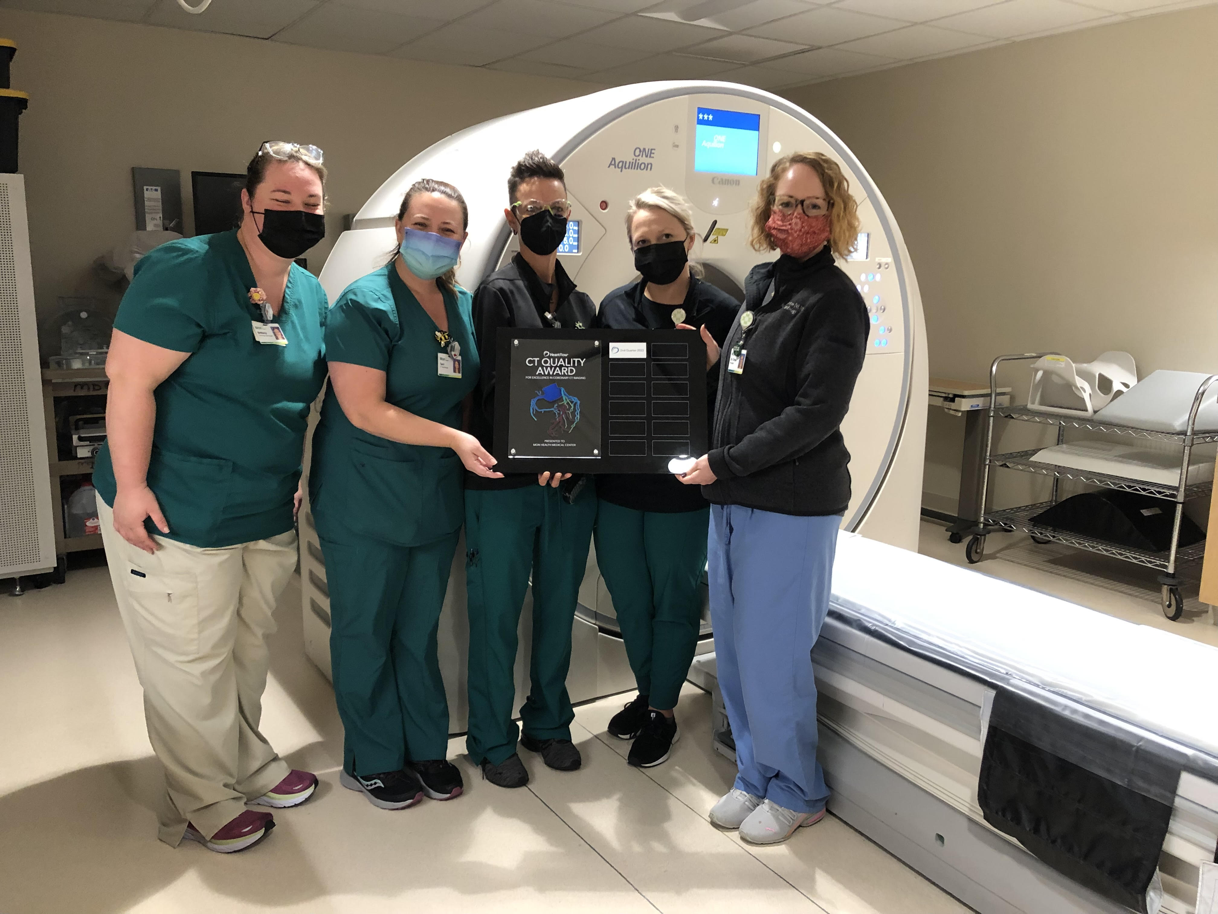 Mon Health Heart & Vascular Center Wins HeartFlow CT Quality Award in 2nd Quarter of 2022